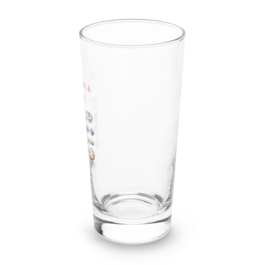 CHOCOLATEAの「健康のバランス」 Long Sized Water Glass :right