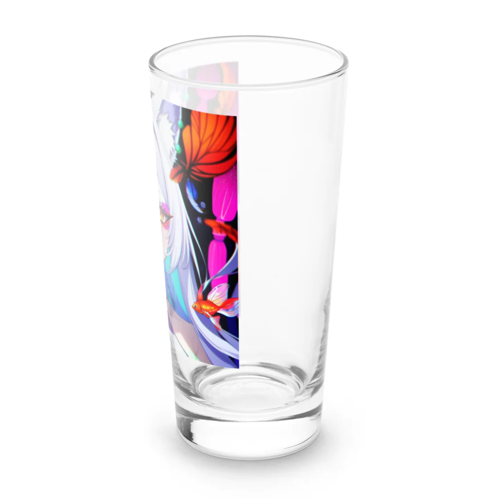 momonekokoの獣耳を持つ美しい女性 Long Sized Water Glass :right