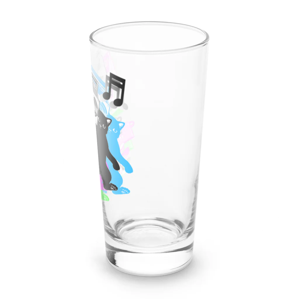 nya-mew（ニャーミュー）のオンガク大好きニャ Long Sized Water Glass :right