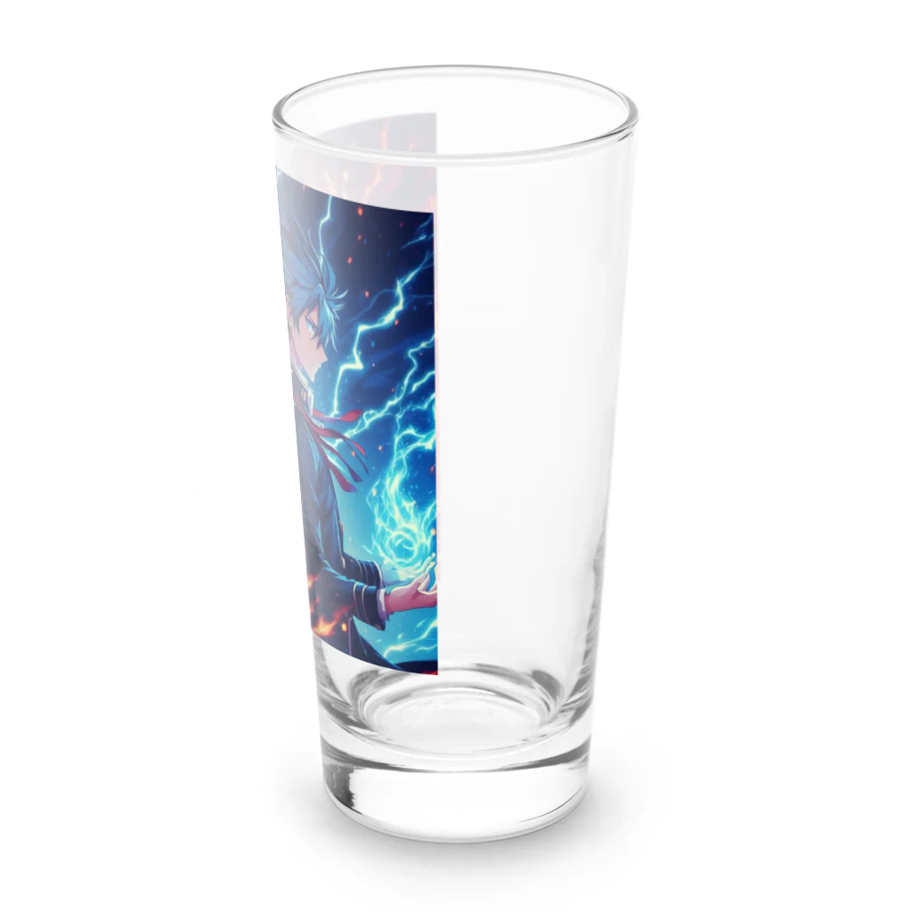 hypergoの炎の使い手炎煌と雷の使い手雷仁 Long Sized Water Glass :right