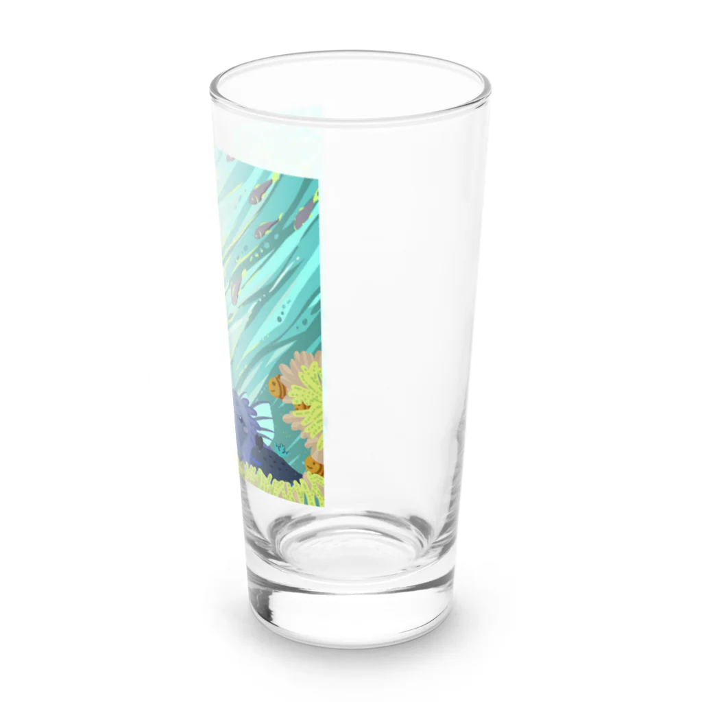 ariariartのBlue submarine【コラボ作品】 Long Sized Water Glass :right