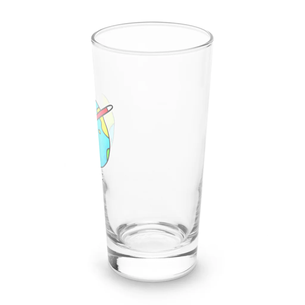 yummeeのねつがあるのでおやすみします Long Sized Water Glass :right