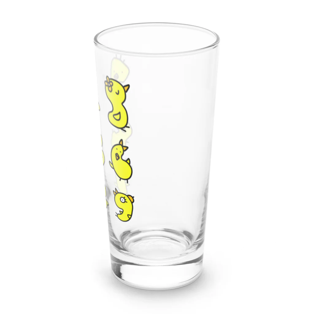 mayumayu-の🐤数字アヒル🐤 Long Sized Water Glass :right