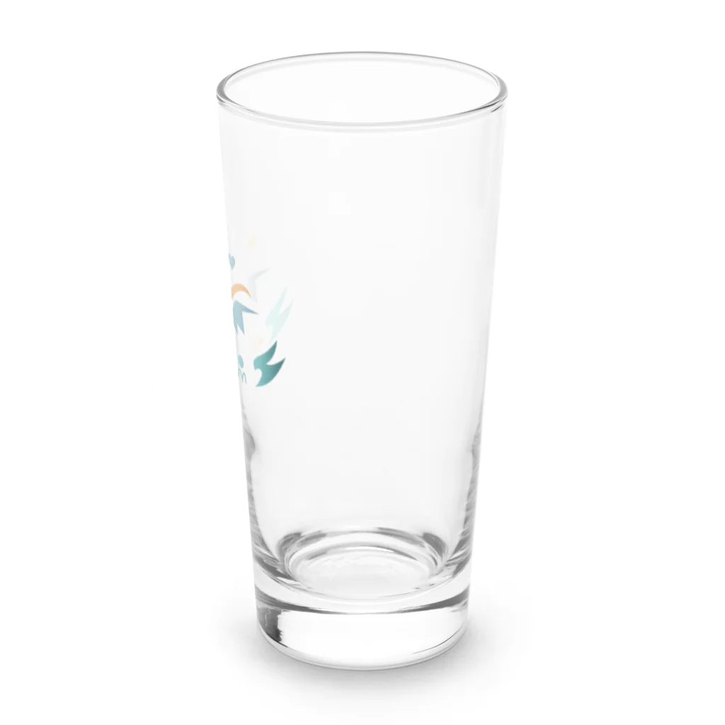 Shin〜HTのお店のヘルスケアロゴ Long Sized Water Glass :right