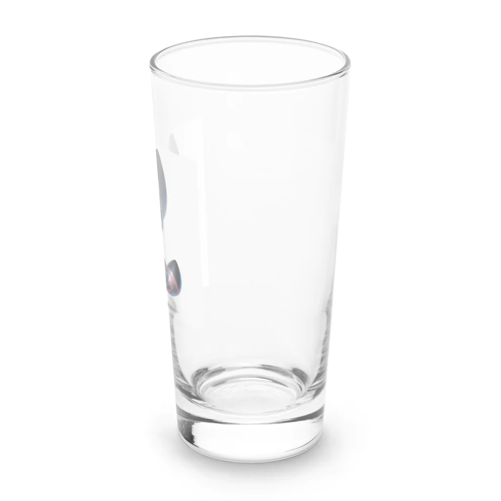 ゆうちゃんNFTいいねの耳長フェネックちゃんヒーローバージョン Long Sized Water Glass :right