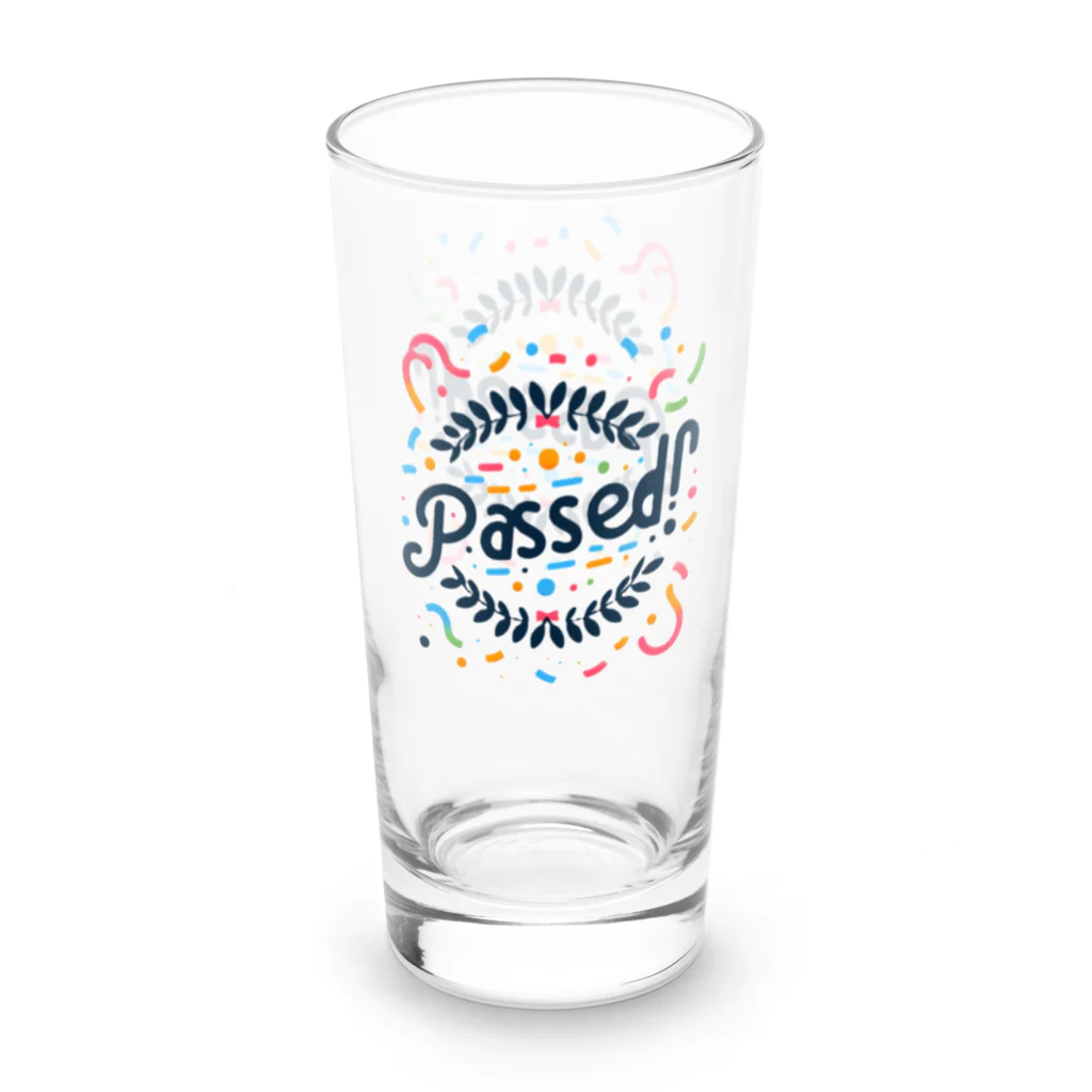 わっしょいの合格PASSED Long Sized Water Glass :right