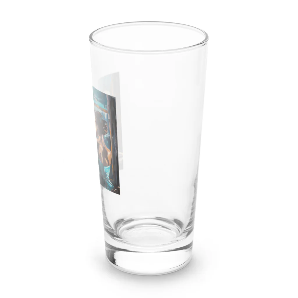 AQUAMETAVERSEの夕暮れ・寛ぎの時間　Tomoe bb 2712 Long Sized Water Glass :right