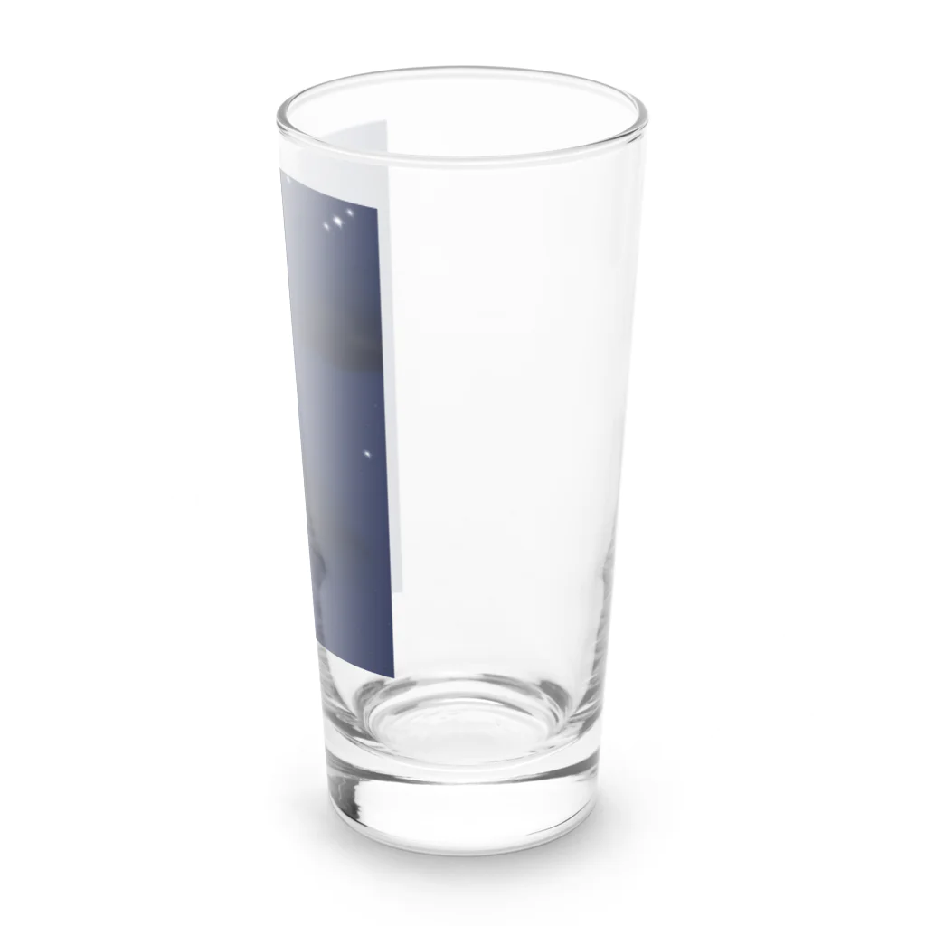 Hanabiのアトリエのある秋の月夜 Long Sized Water Glass :right