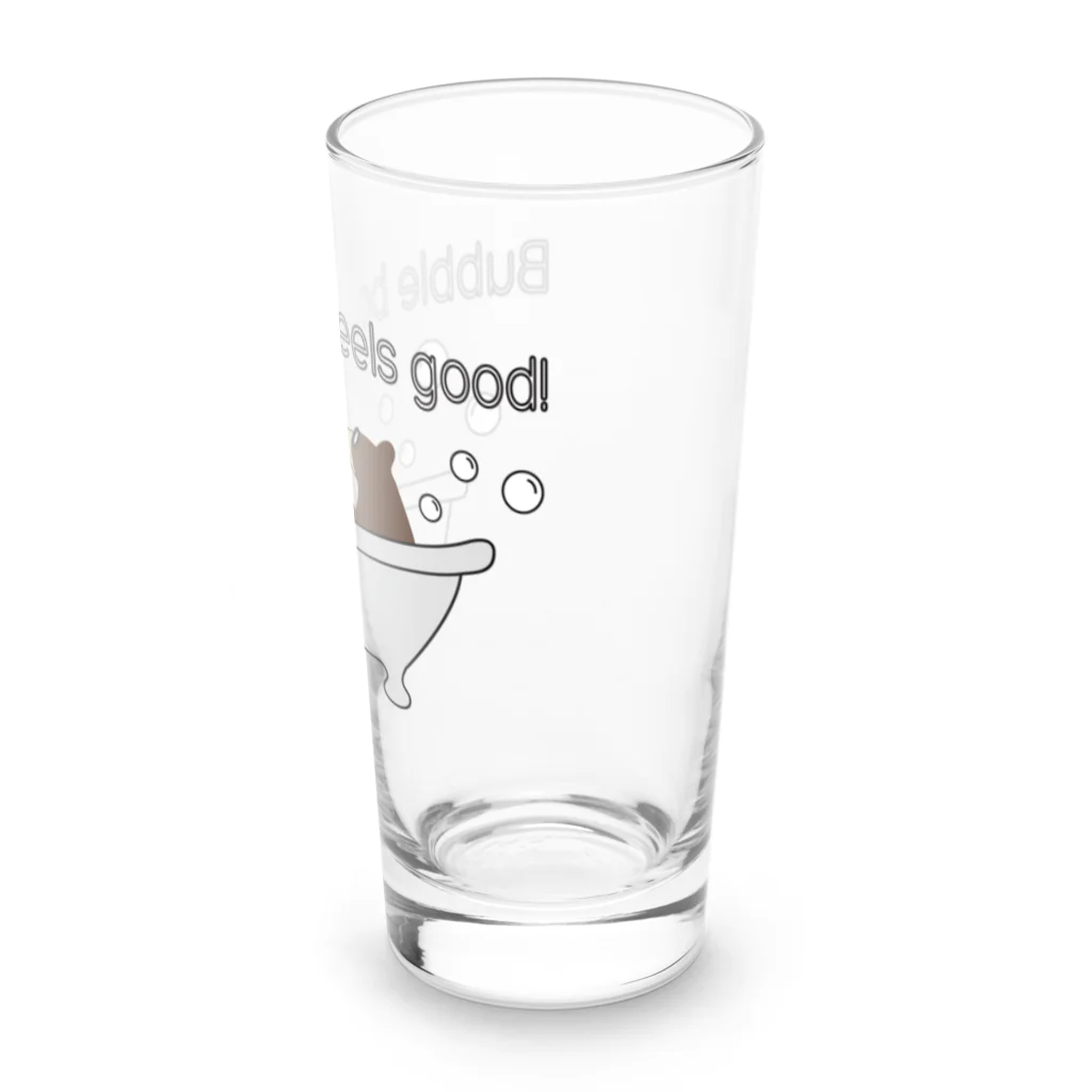 キッズモード某のビールベアー イン バブルバス Long Sized Water Glass :right