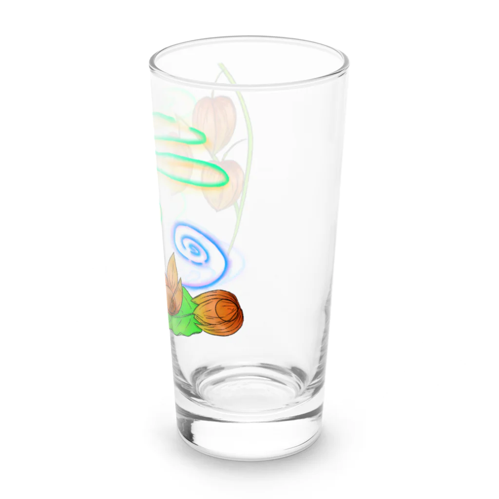 Lily bird（リリーバード）の枝つきホオズキ 水紋（和柄）その2 Long Sized Water Glass :right