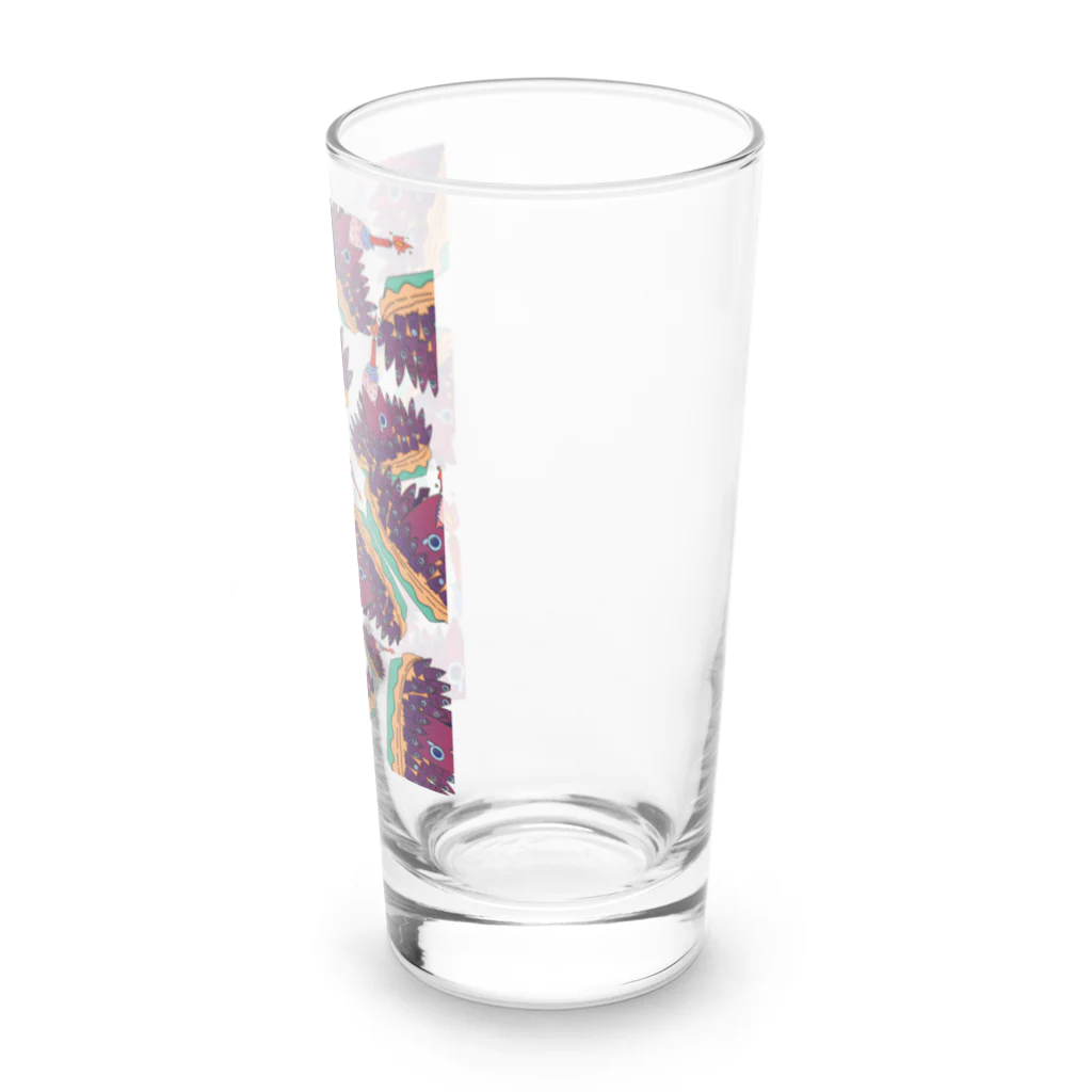 ベクのアイテム屋の空見上げるサカナたち Long Sized Water Glass :right