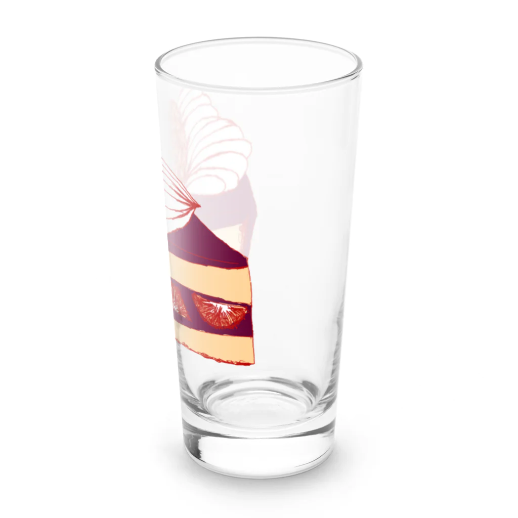 NIKORASU GOのショートケーキ Long Sized Water Glass :right