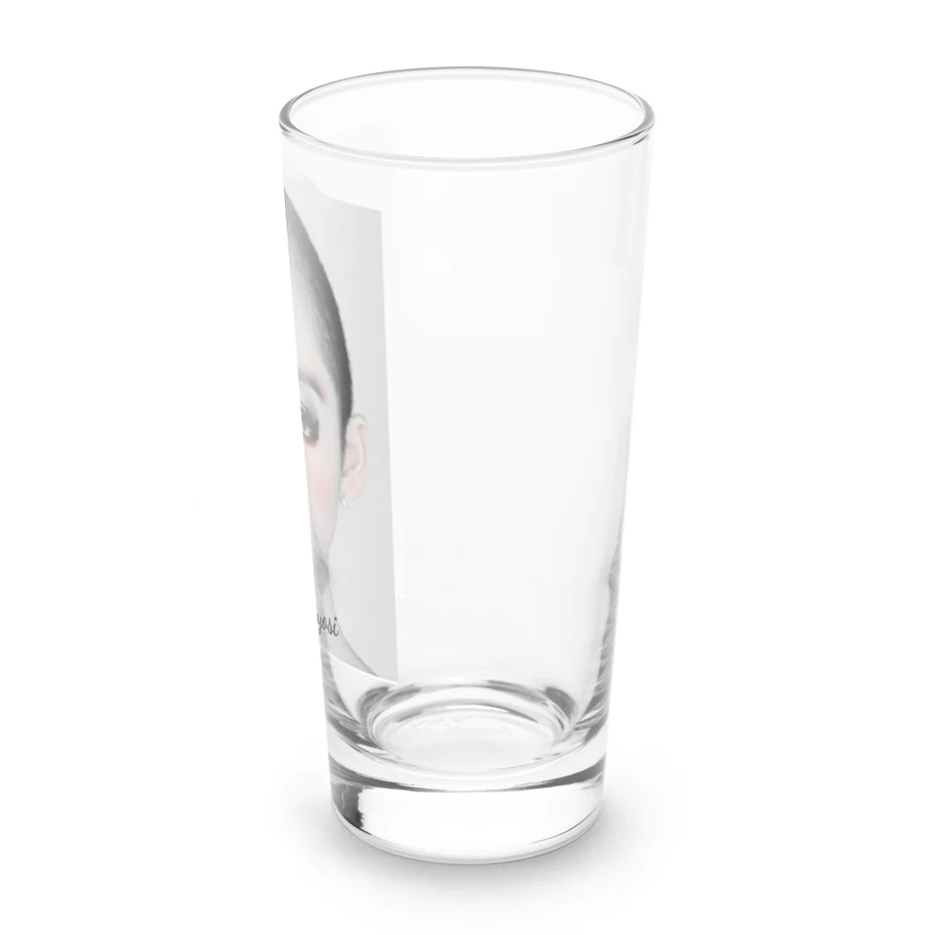 みにゃ次郎の坊主女子 Long Sized Water Glass :right