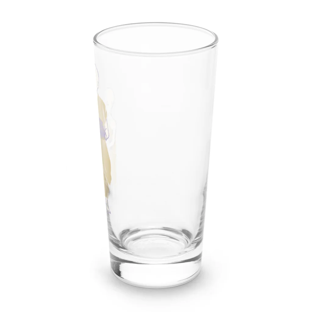 IZANAMI by Akane Yabushitaの【ミャンマーの人々】少年モンク Long Sized Water Glass :right
