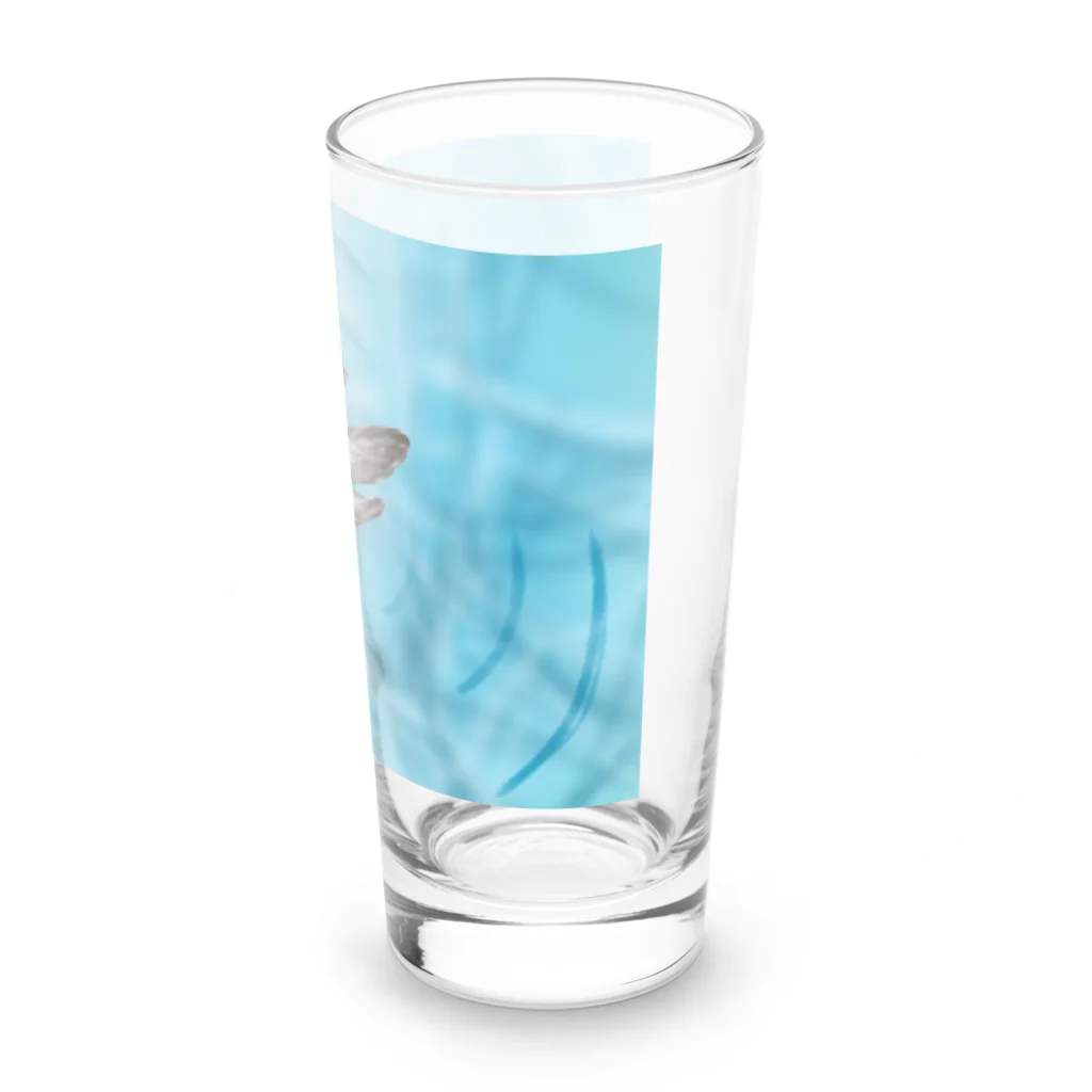 Lily bird（リリーバード）のぷかぷかラッコ 横向き① Long Sized Water Glass :right