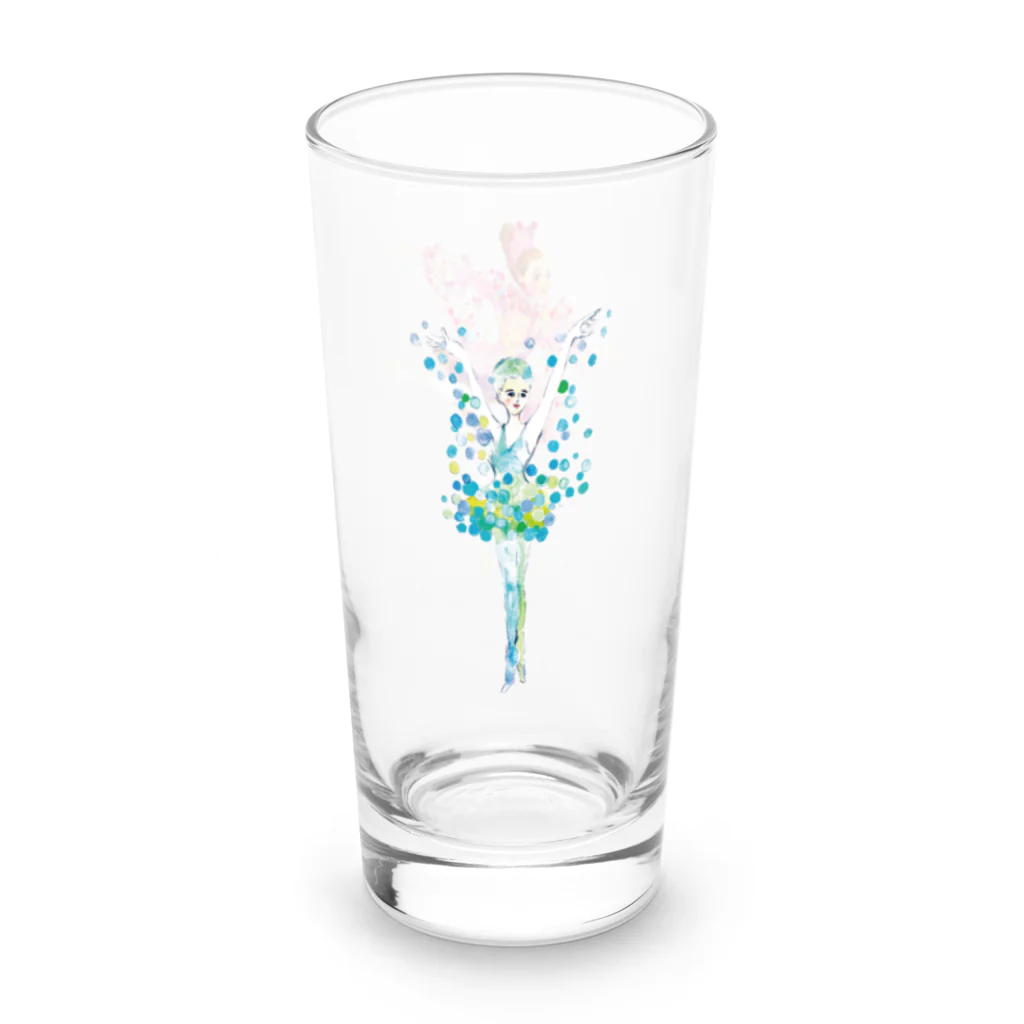 NAHO BALLET STUDIOの金平糖の精🍬と雪の精❄️ Long Sized Water Glass :right
