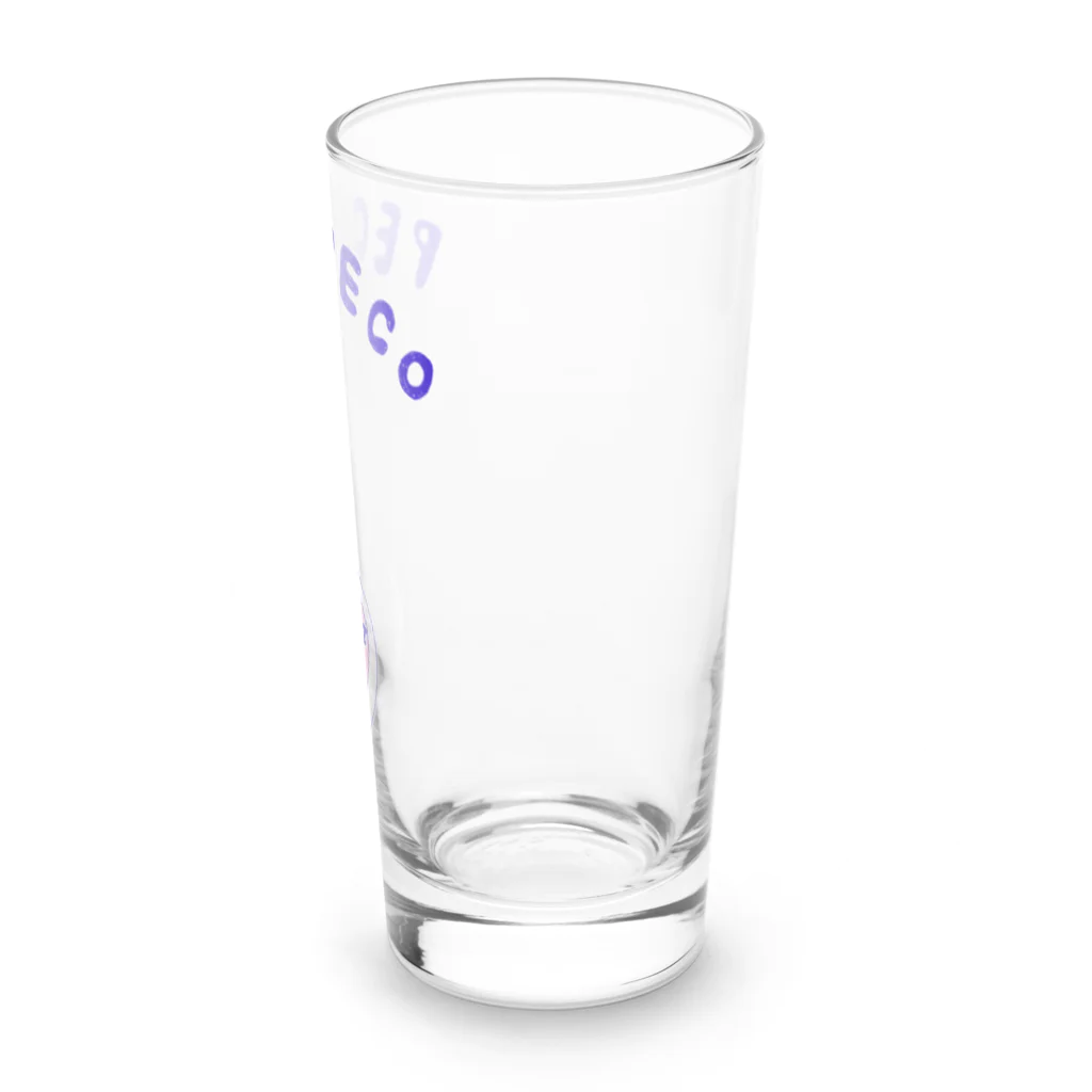 NIKORASU GOのユーモアデザイン「ぺこぺこ」 Long Sized Water Glass :right