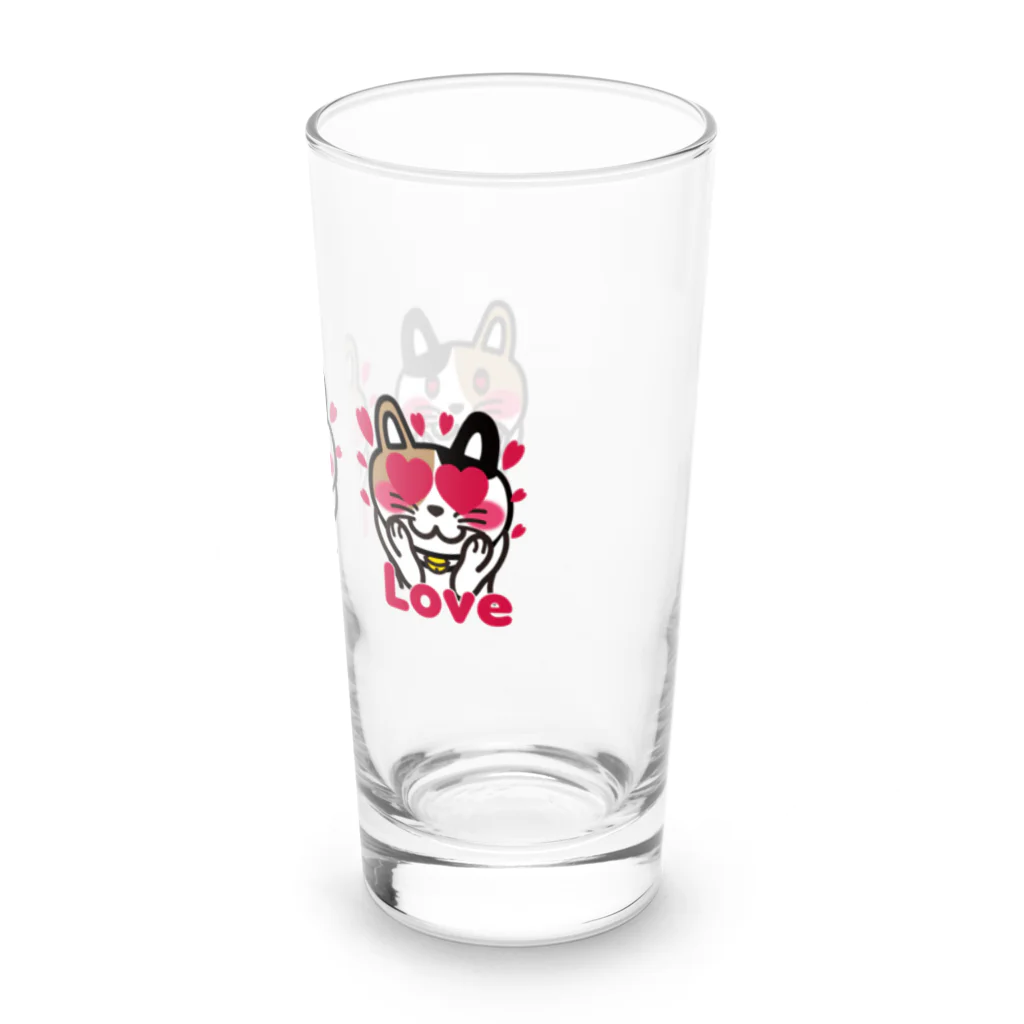 キッズモード某のねこLove Long Sized Water Glass :right