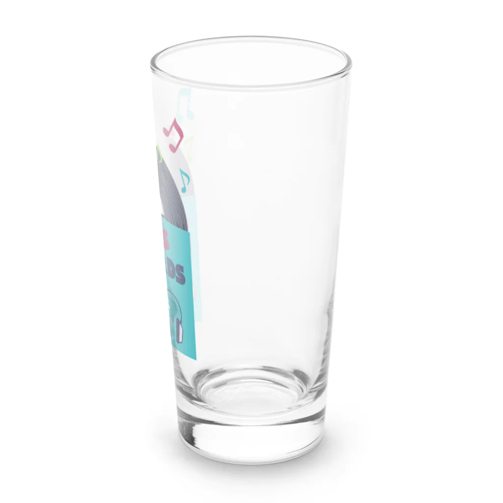 キッズモード某のアップルズレコード Long Sized Water Glass :right