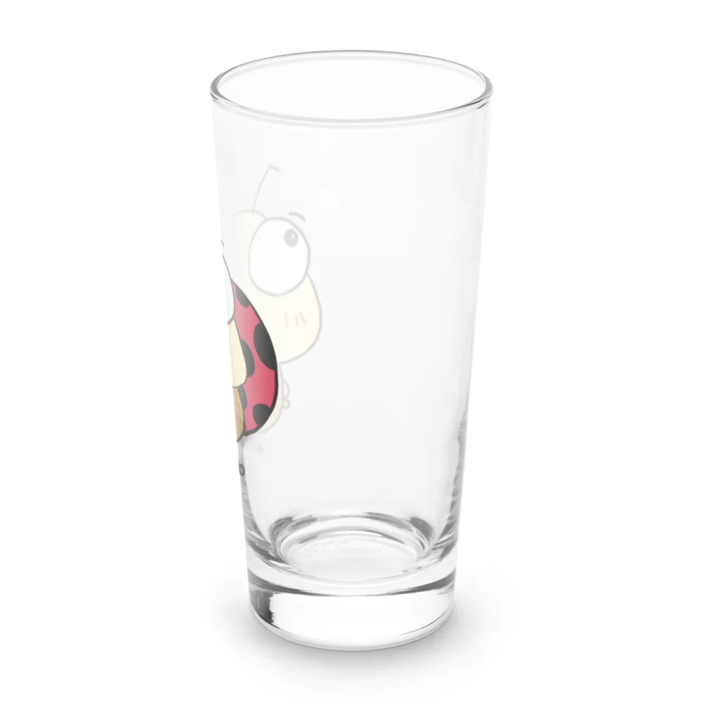 ぺけ丸のてんとうむし Long Sized Water Glass :right