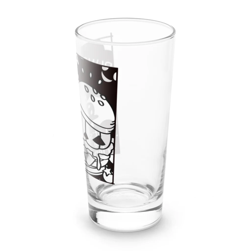 イラスト MONYAAT のGz かぼちゃバーガーＤ_M Long Sized Water Glass :right