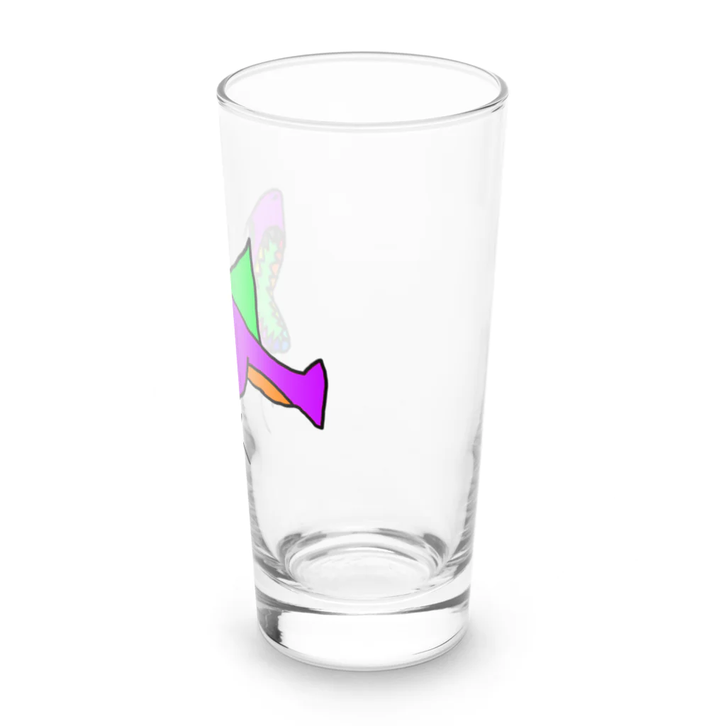 しげやすの絵のサメの絵 Long Sized Water Glass :right