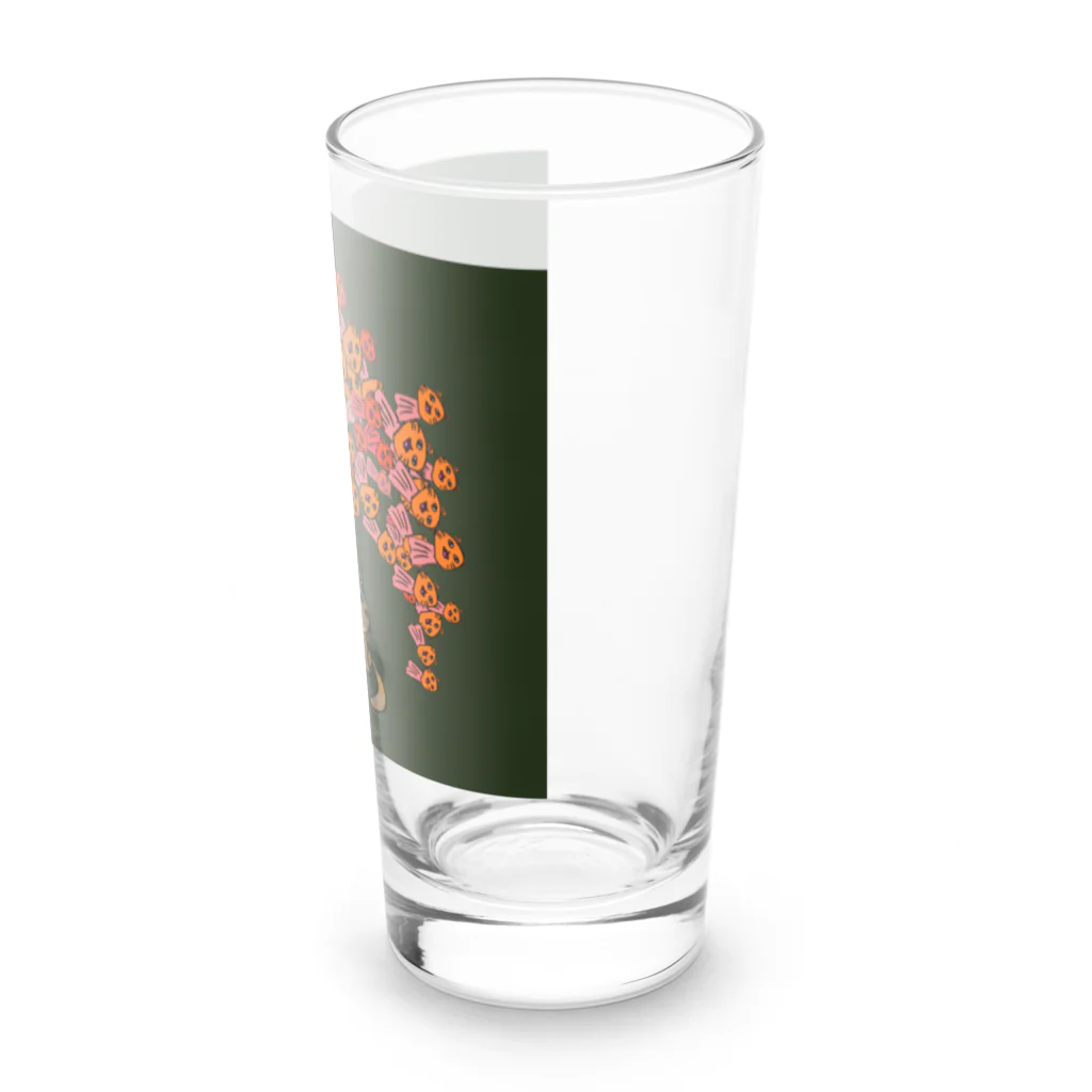 もののけのたぐいのもののけさびねこねこ Long Sized Water Glass :right