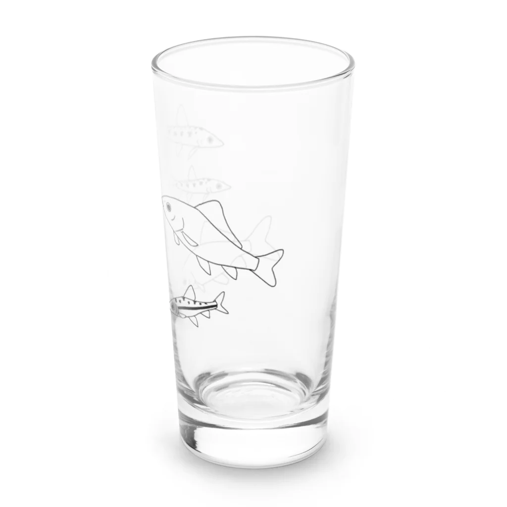 ikanecoのびわすなず Long Sized Water Glass :right