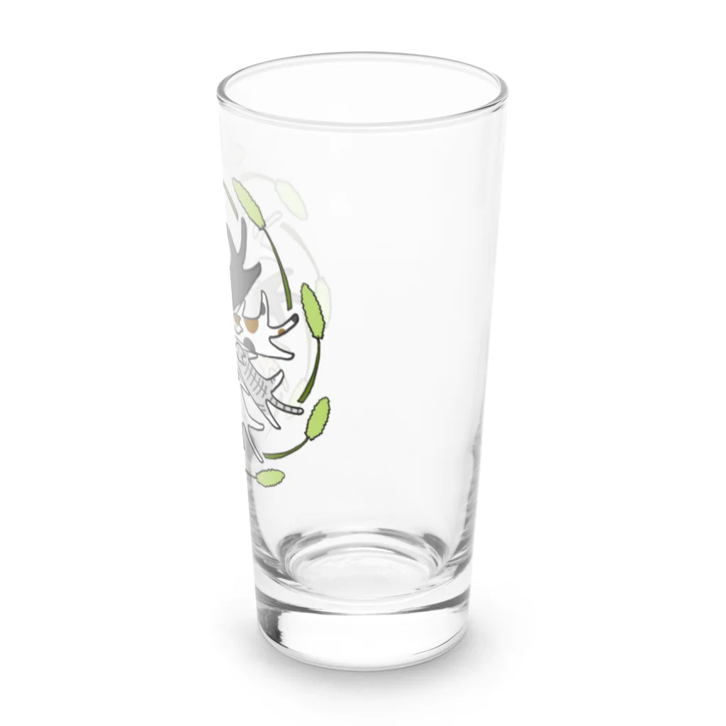 梅咲イラストワークの和猫じゃらし Long Sized Water Glass :right
