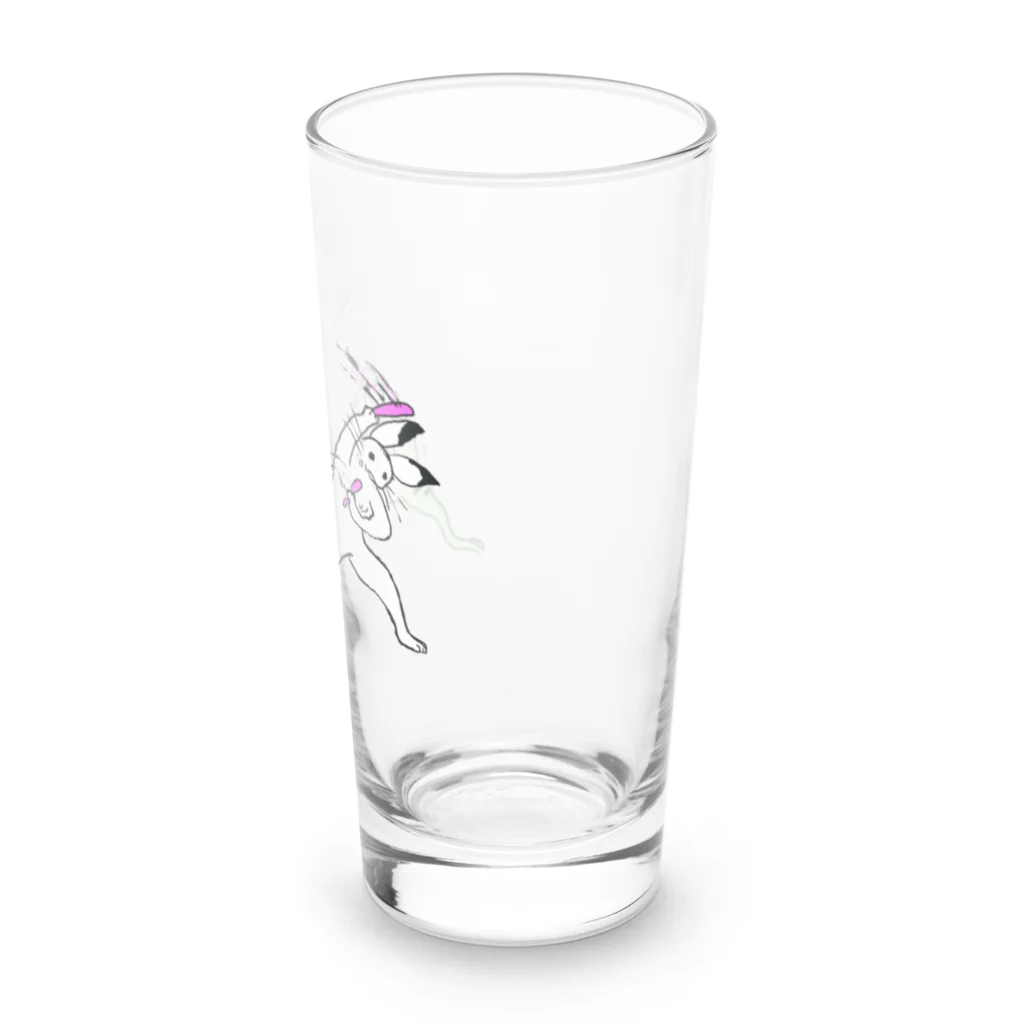 めぇめぇ羊のヲタ芸 Long Sized Water Glass :right