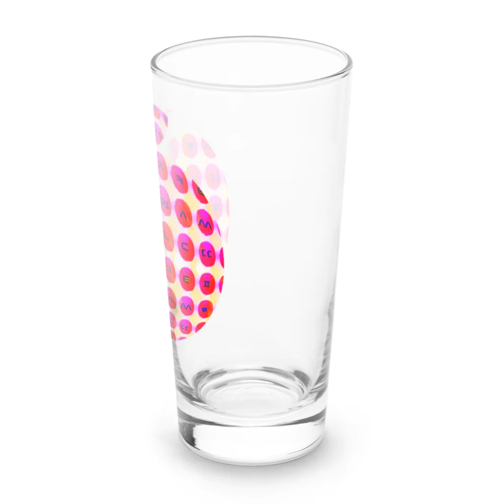 LalaHangeulのはんぐるde林檎　~キュートバージョン~ Long Sized Water Glass :right