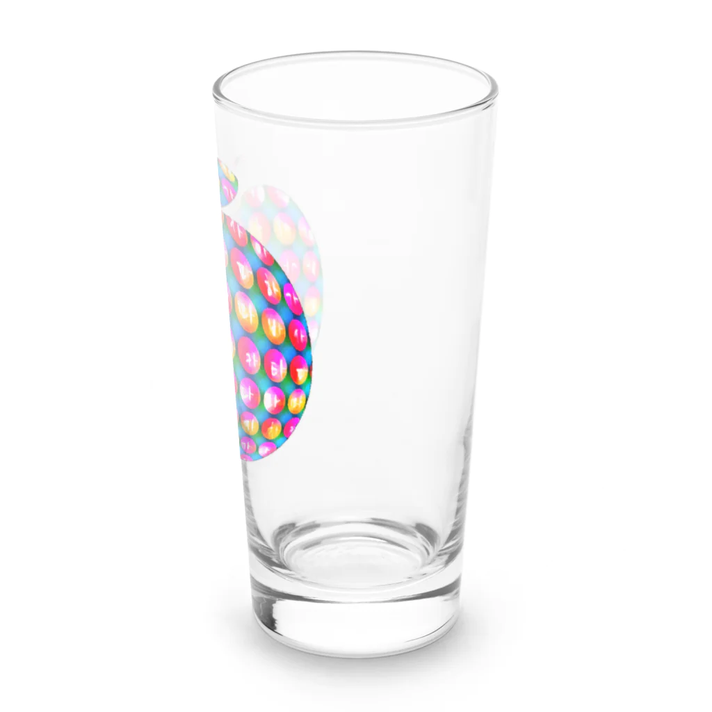 LalaHangeulのりんごスター　~ハングルシリーズ~ Long Sized Water Glass :right