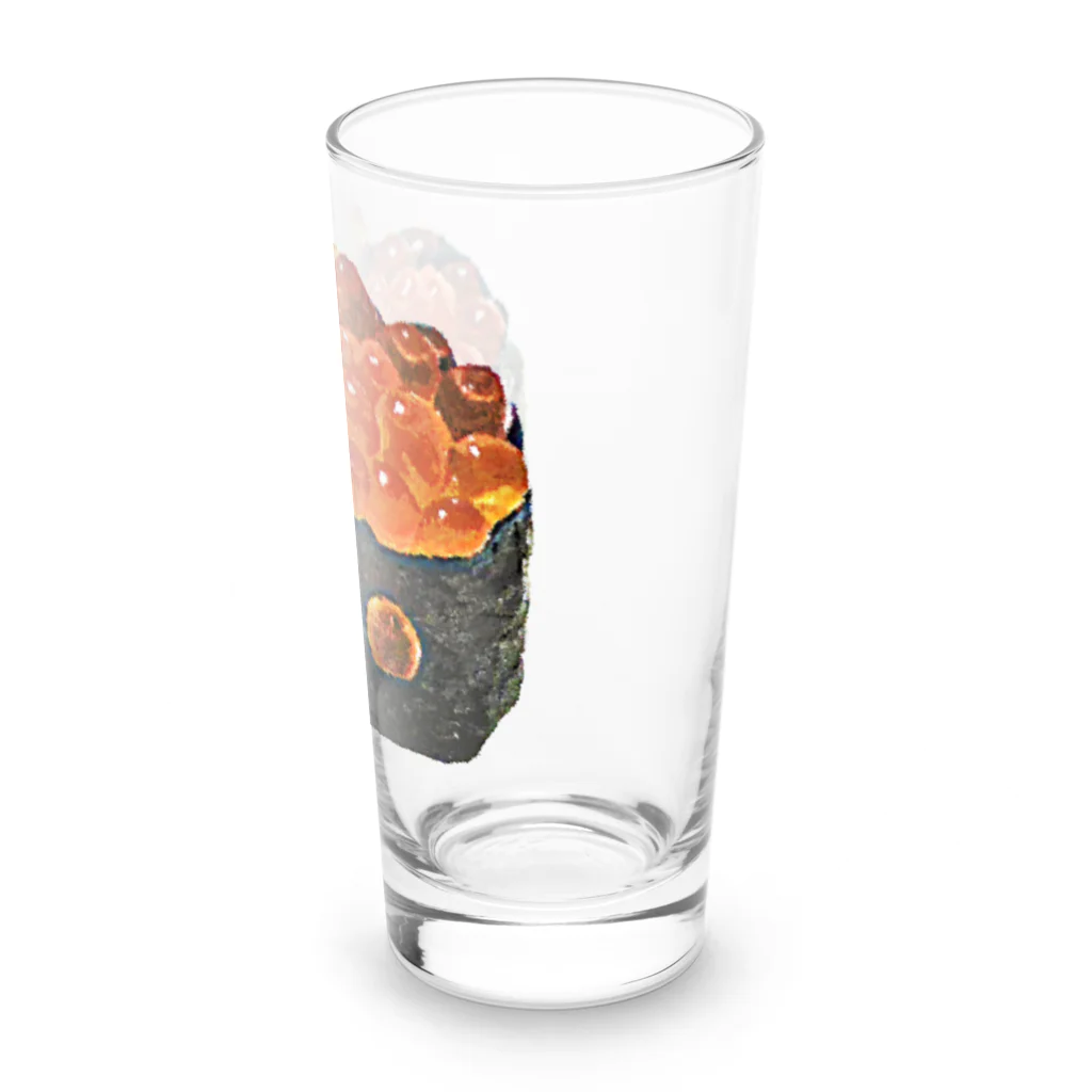 脂身通信Ｚのお寿司_握り寿司_いくら軍艦巻き Long Sized Water Glass :right