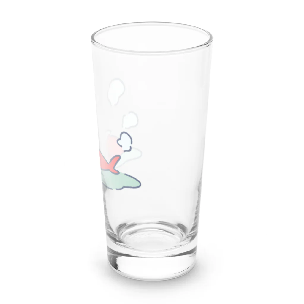 サメ わりとおもいののぼせたサメ Long Sized Water Glass :right