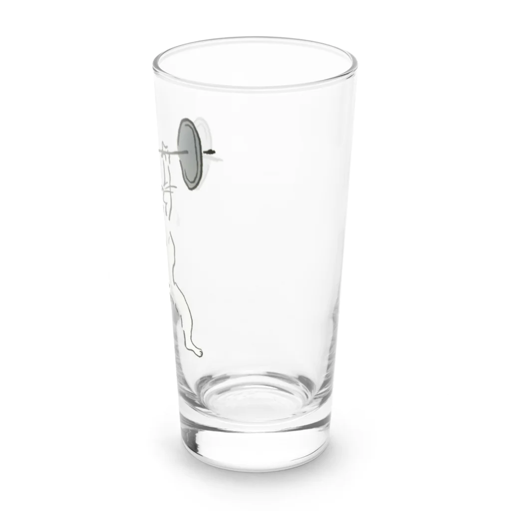 めぇめぇ羊のバーベル上げ Long Sized Water Glass :right