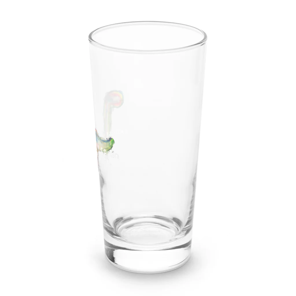 spino0017の虹色の恐竜 Long Sized Water Glass :right