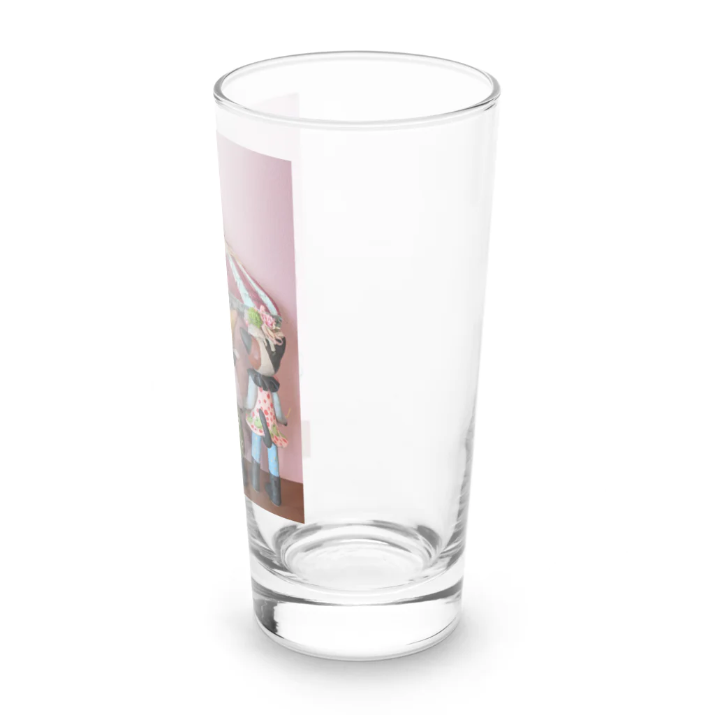 ＫＩＮＯＰＩ→Ｓ（キノピーズ）のサーカスごっこ(後ろ向き) Long Sized Water Glass :right