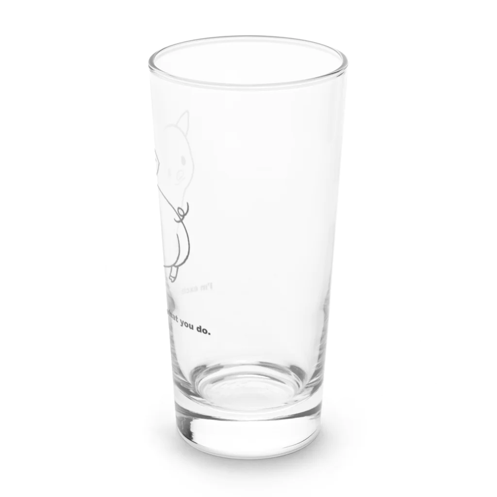 Hanamiのぶた1 Long Sized Water Glass :right