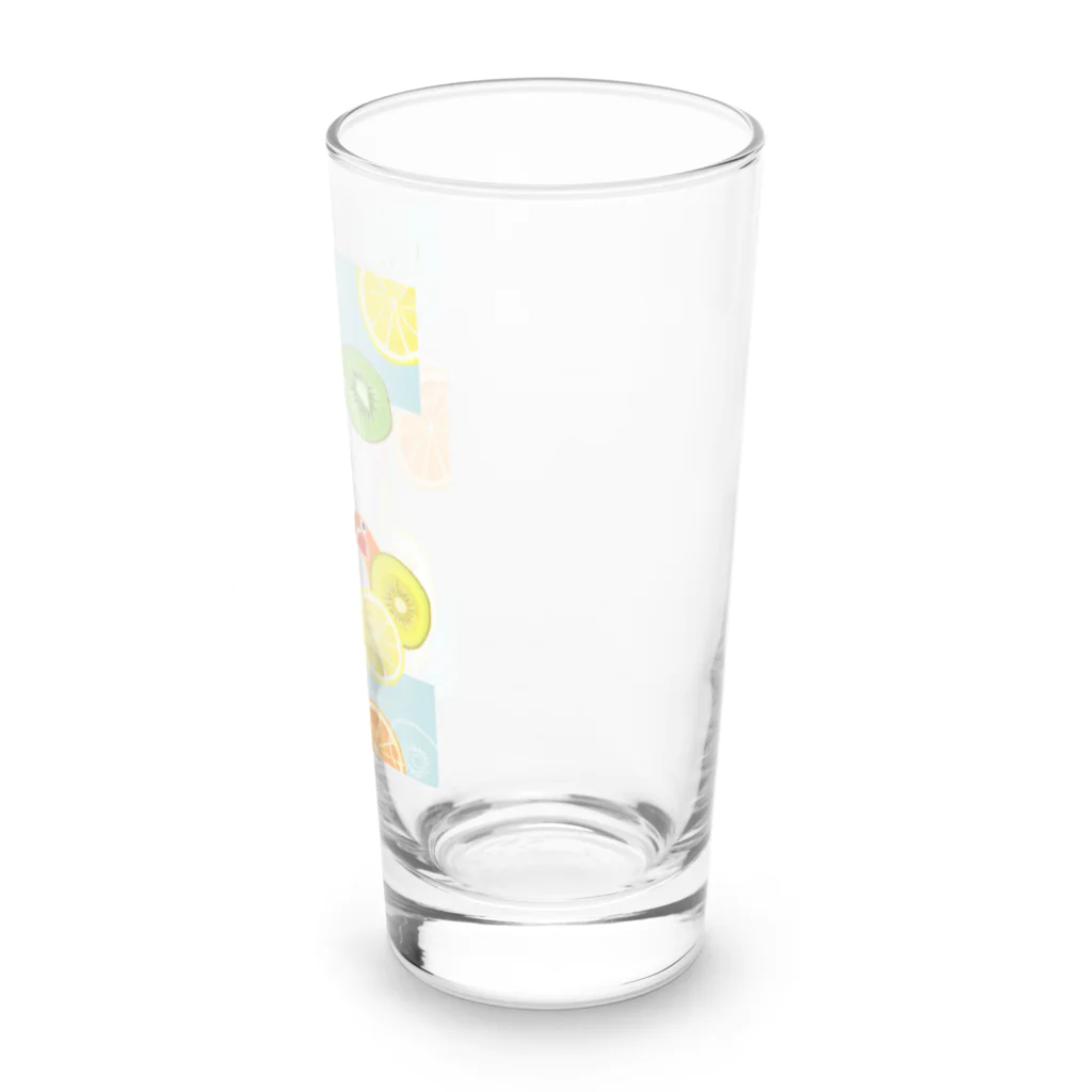 小桜森のラブバとフルーツ Long Sized Water Glass :right