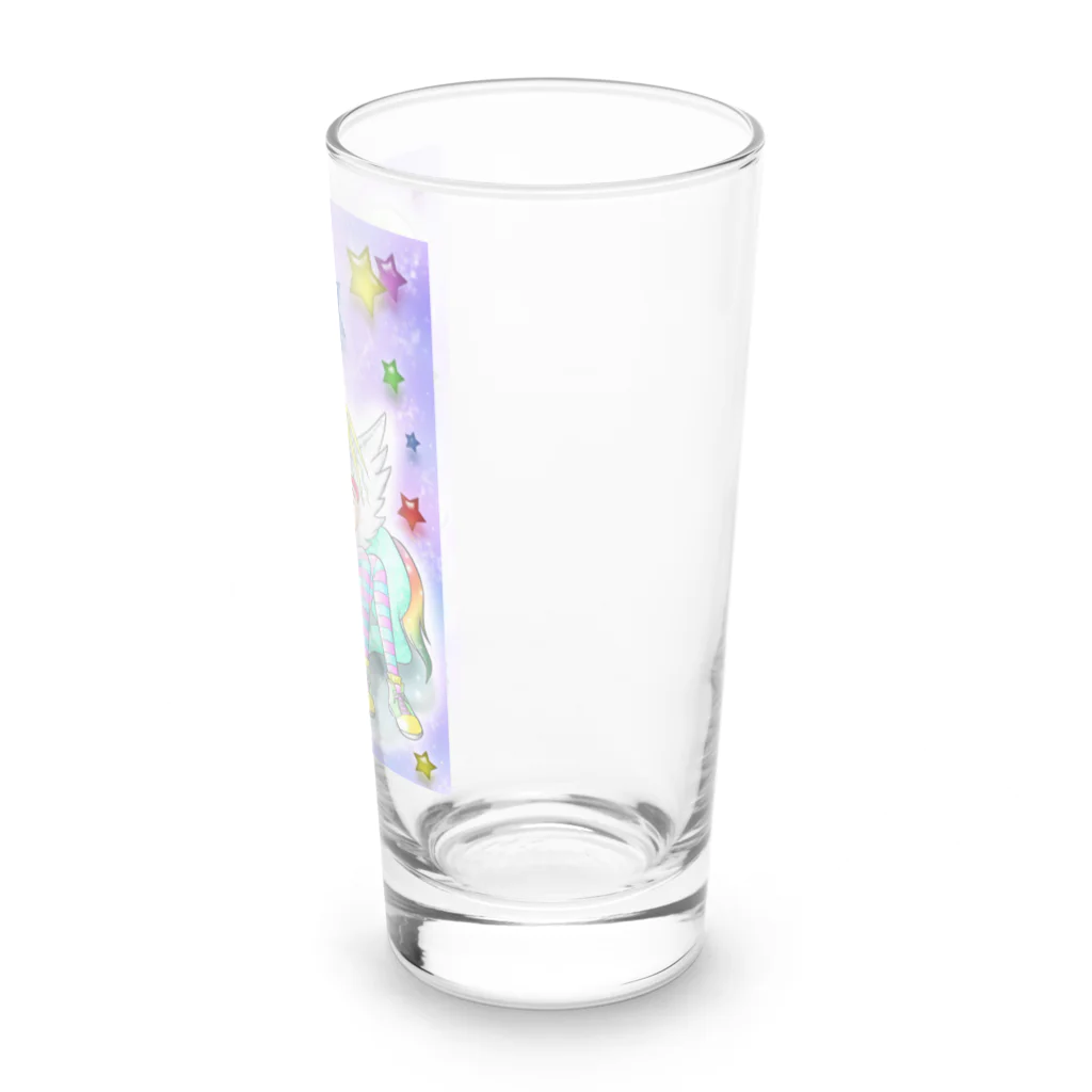 ほしまろずのユニコーンと少女 Long Sized Water Glass :right