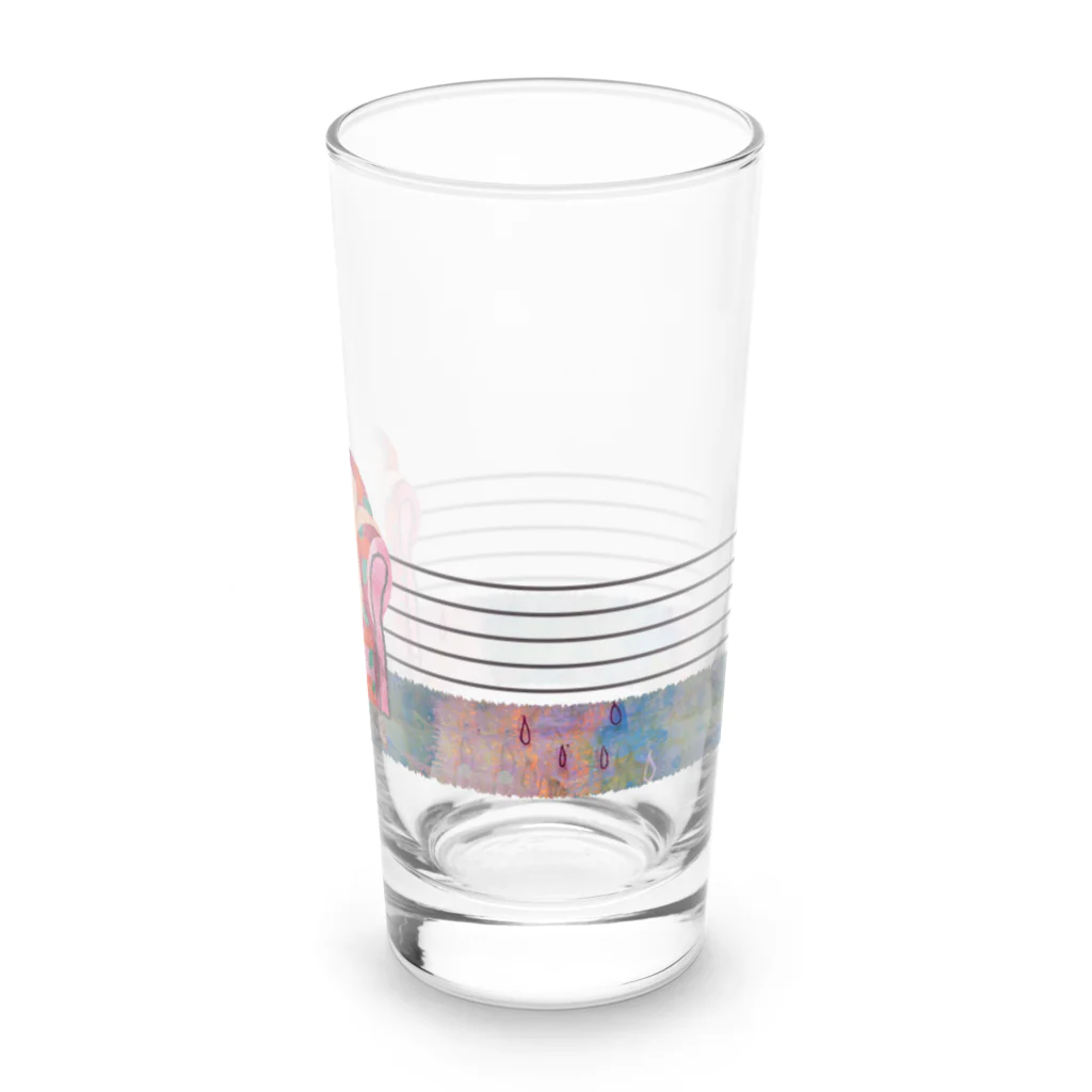  kuriko のえらそうなうさぎのタンブラー Long Sized Water Glass :right