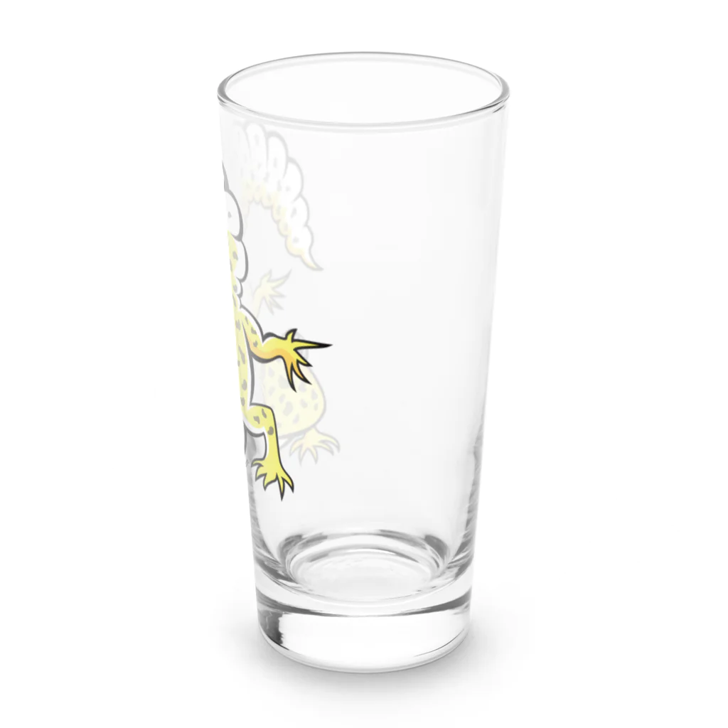 もむのふの爬虫類グッズやさんのレオパちゃん Long Sized Water Glass :right