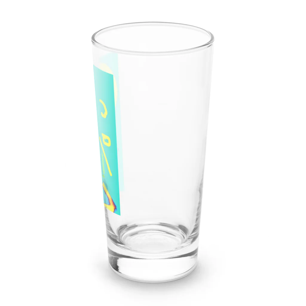 ゆ♪！の写真加工作品グッズ売り場のムーン・ナイト・ゆみっぱ♪！ミントバージョン(自既出サイン入り) Long Sized Water Glass :right