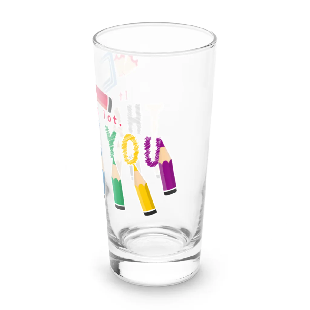 イラスト MONYAAT のCT155　ちびた色鉛筆*B Long Sized Water Glass :right