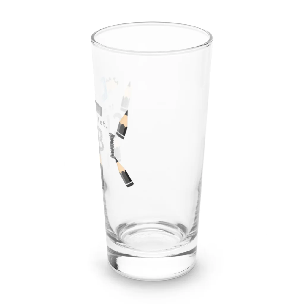 イラスト MONYAAT のCT156　ちびた鉛筆*A Long Sized Water Glass :right