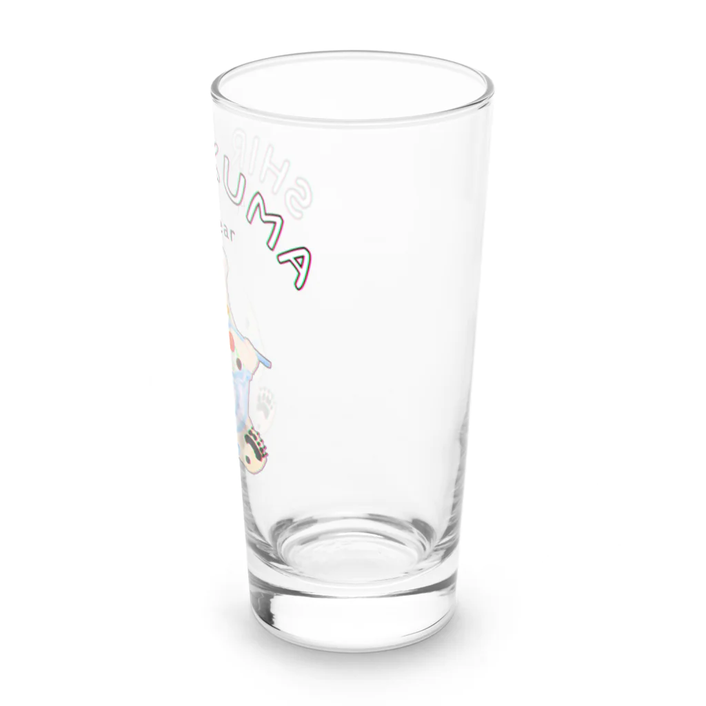 のぐちさきのシロクマさんの白くまタイム Long Sized Water Glass :right