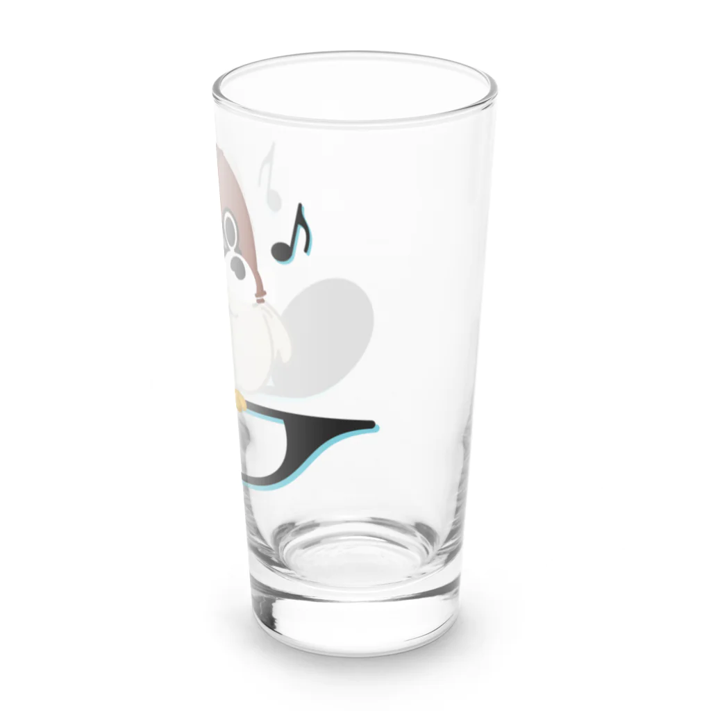 イラスト MONYAAT のスズメがちゅん B-L Long Sized Water Glass :right