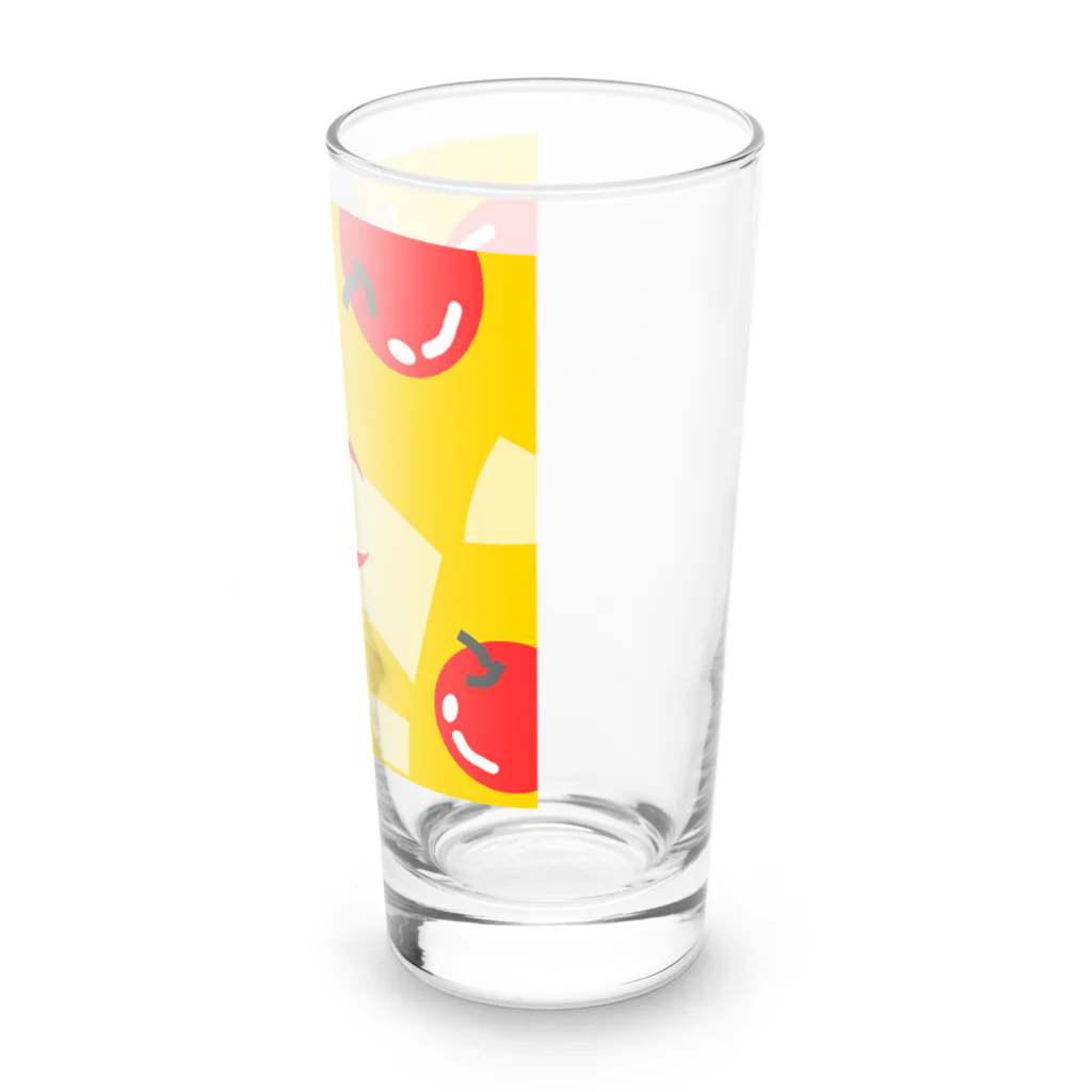 pastelia　shopのまんまるりんごだよ🍎 Long Sized Water Glass :right