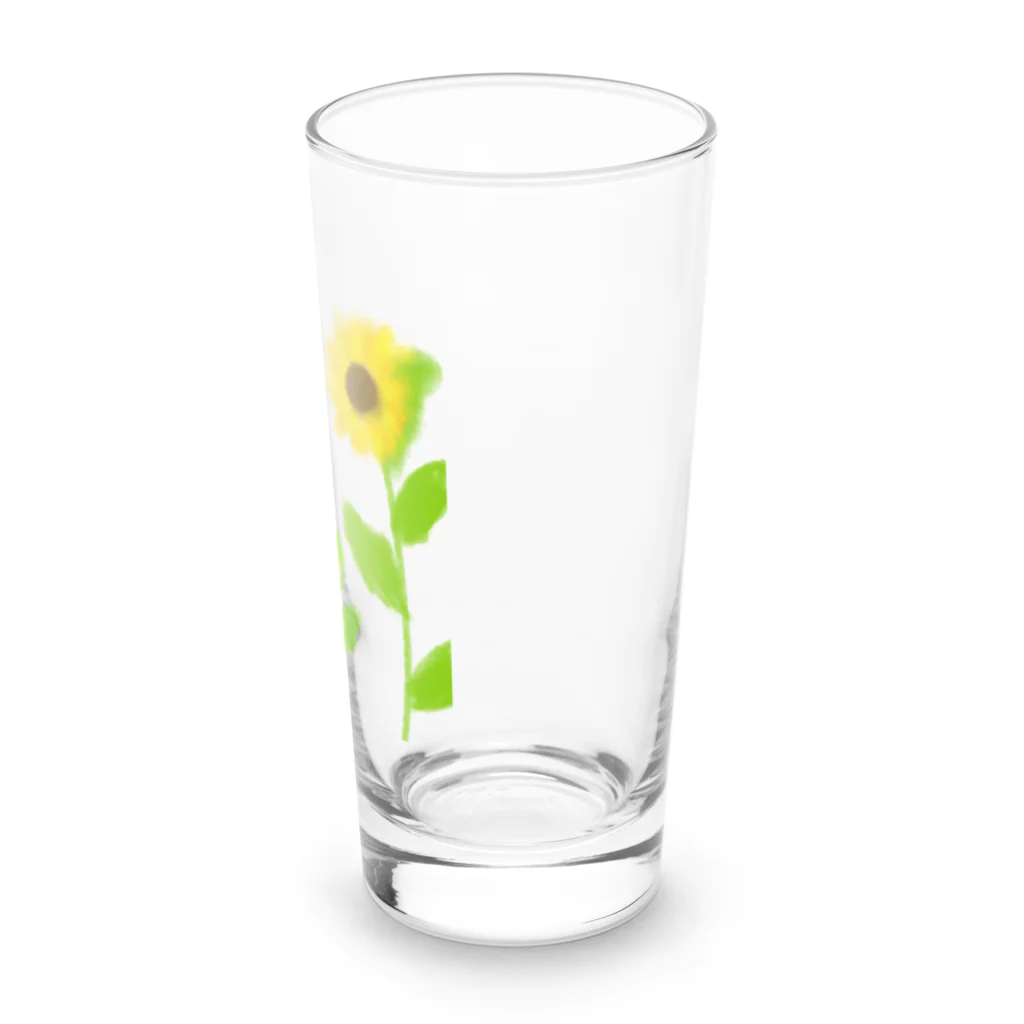 Lily bird（リリーバード）の風に揺れる向日葵 Long Sized Water Glass :right