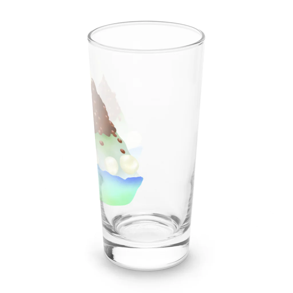 Lily bird（リリーバード）の抹茶小豆かき氷 Long Sized Water Glass :right